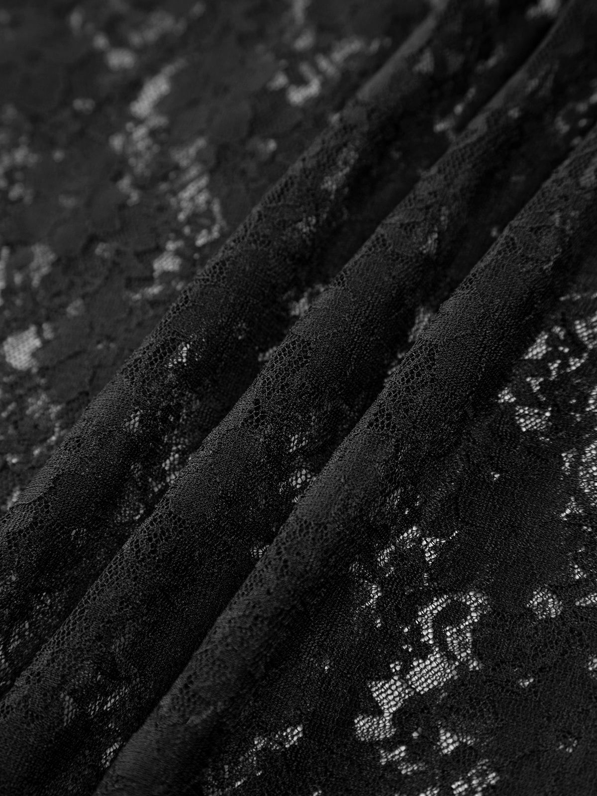 Lace Open Back Tied Midi Dress sold by COMMENSE product image thumbnail 4