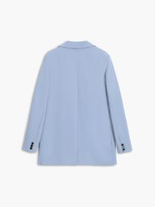 Sky Blue Single Breasted Blazer sold by COMMENSE