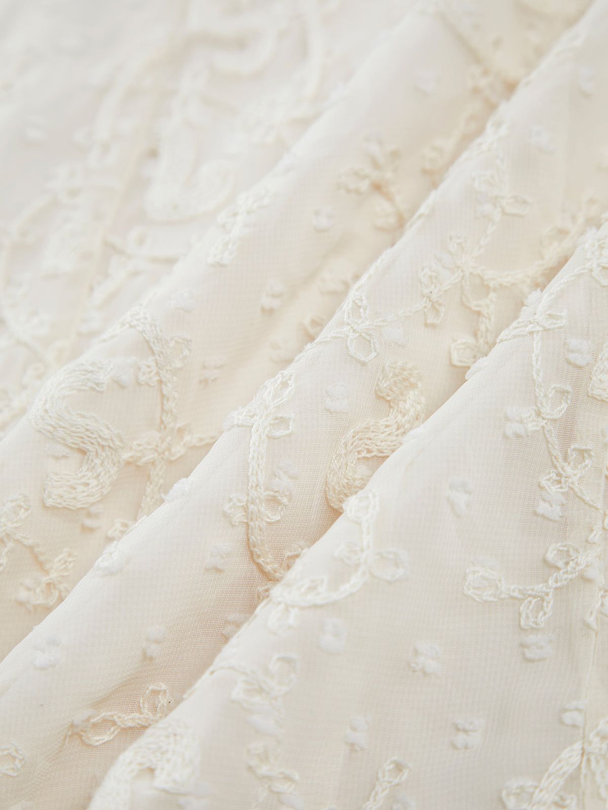 Floral Lace Zippered Long Dress sold by COMMENSE product image thumbnail 4