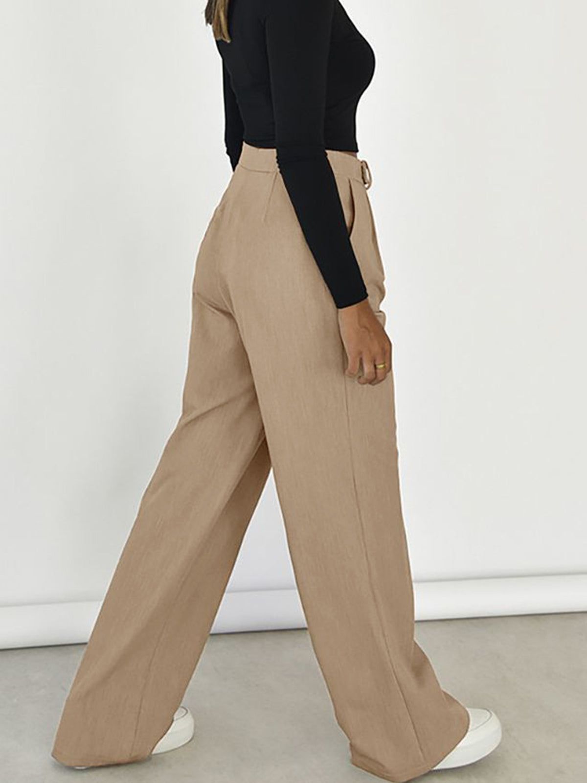Maxie Pleat Wide Leg Pants sold by COMMENSE product image thumbnail 2
