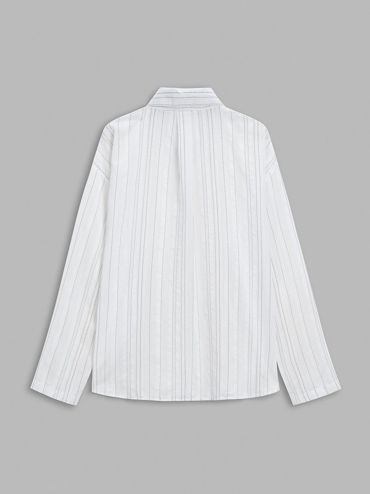 Utility Pinstripe Button Down Shirt sold by COMMENSE product image thumbnail 2