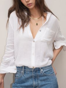 Leisure Cotton Button Down Shirt sold by COMMENSE