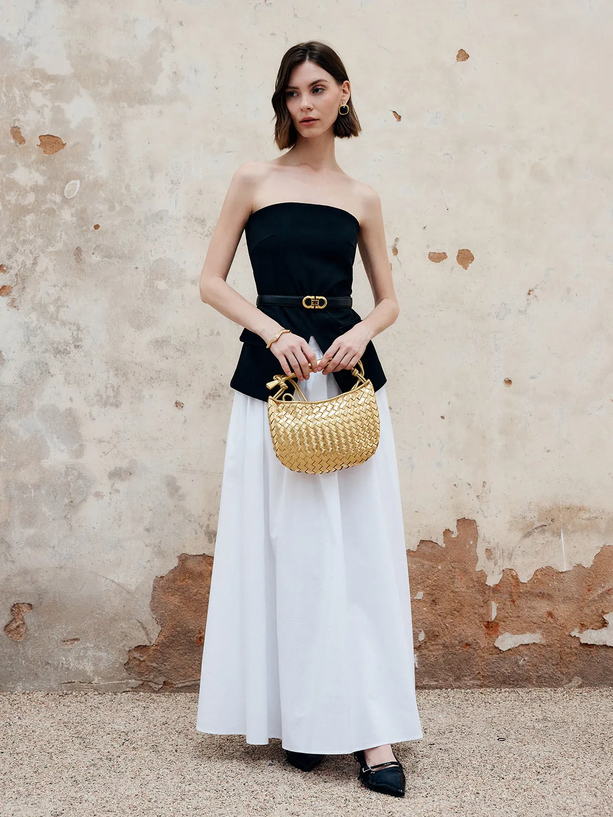 Split Tube Top Without Belt sold by COMMENSE product image thumbnail 2