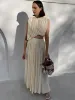 Romantic Asymmetric Pleated Chiffon Skirt Set sold by COMMENSE