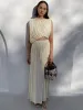Romantic Asymmetric Pleated Chiffon Skirt Set sold by COMMENSE