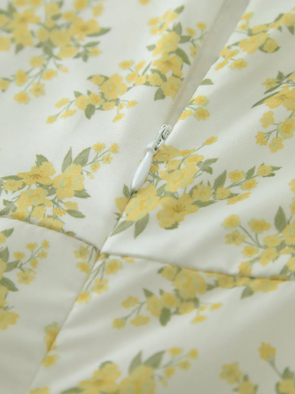 Floral Print Knotted Cami Long Dress sold by COMMENSE product image thumbnail 3