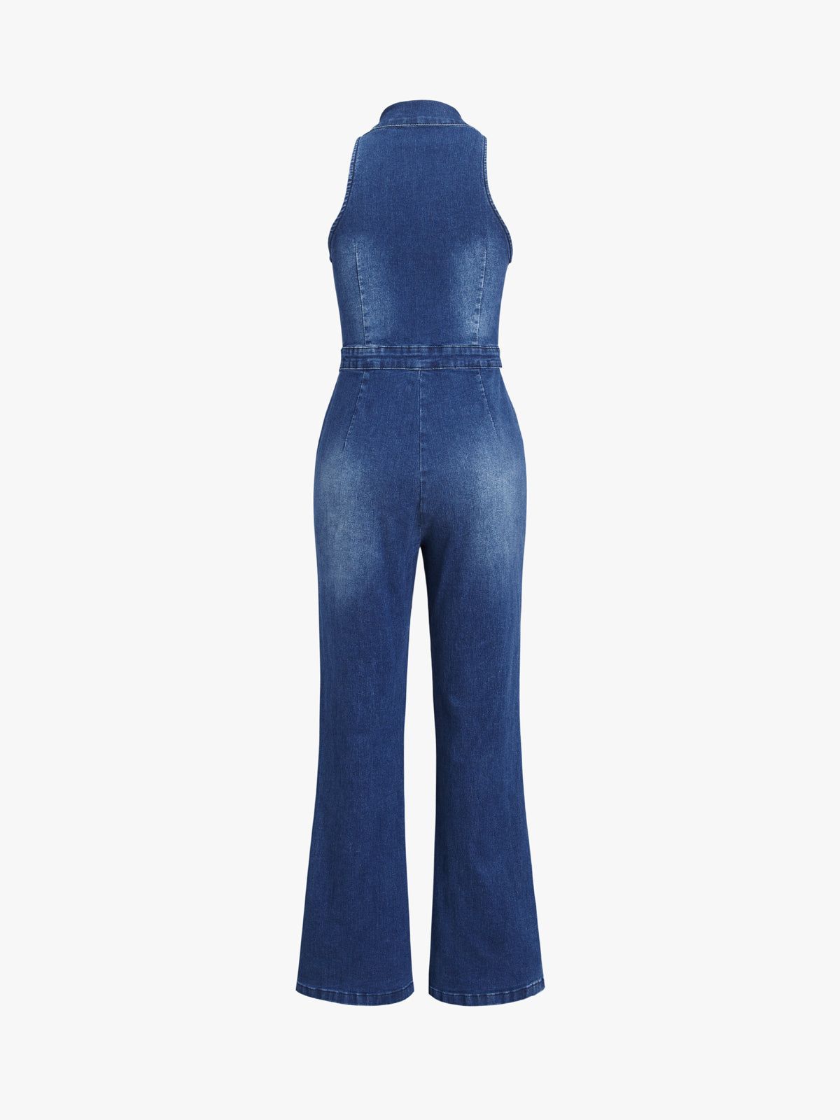 Vintage Denim Zippered Jumpsuit sold by COMMENSE product image thumbnail 2