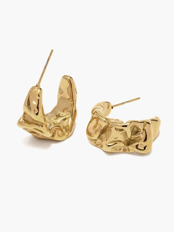Effortless Hoop Earrings sold by COMMENSE