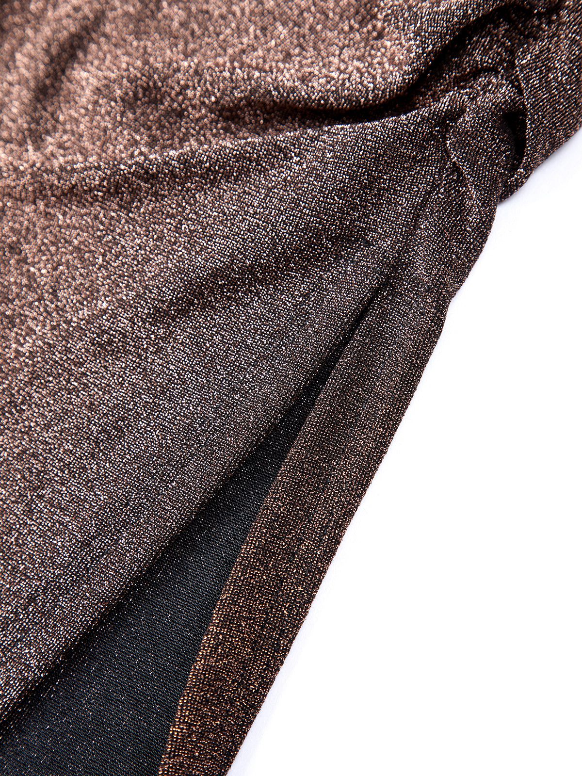 Glitter Ruched Strap Midi Dress sold by COMMENSE product image thumbnail 4