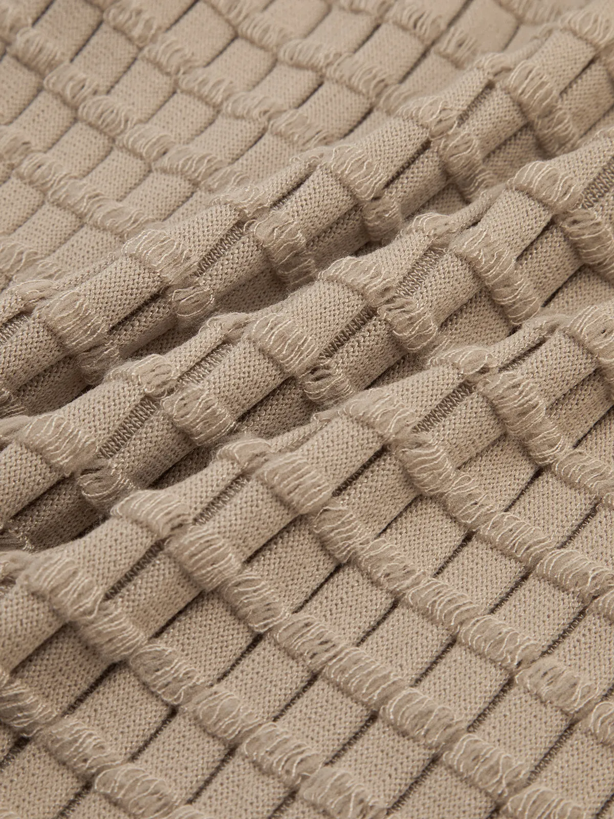 Solid Knitted Rib Skirt Set sold by COMMENSE product image thumbnail 2