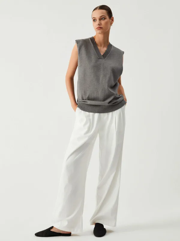 She's Effortless Sweater Vest sold by COMMENSE