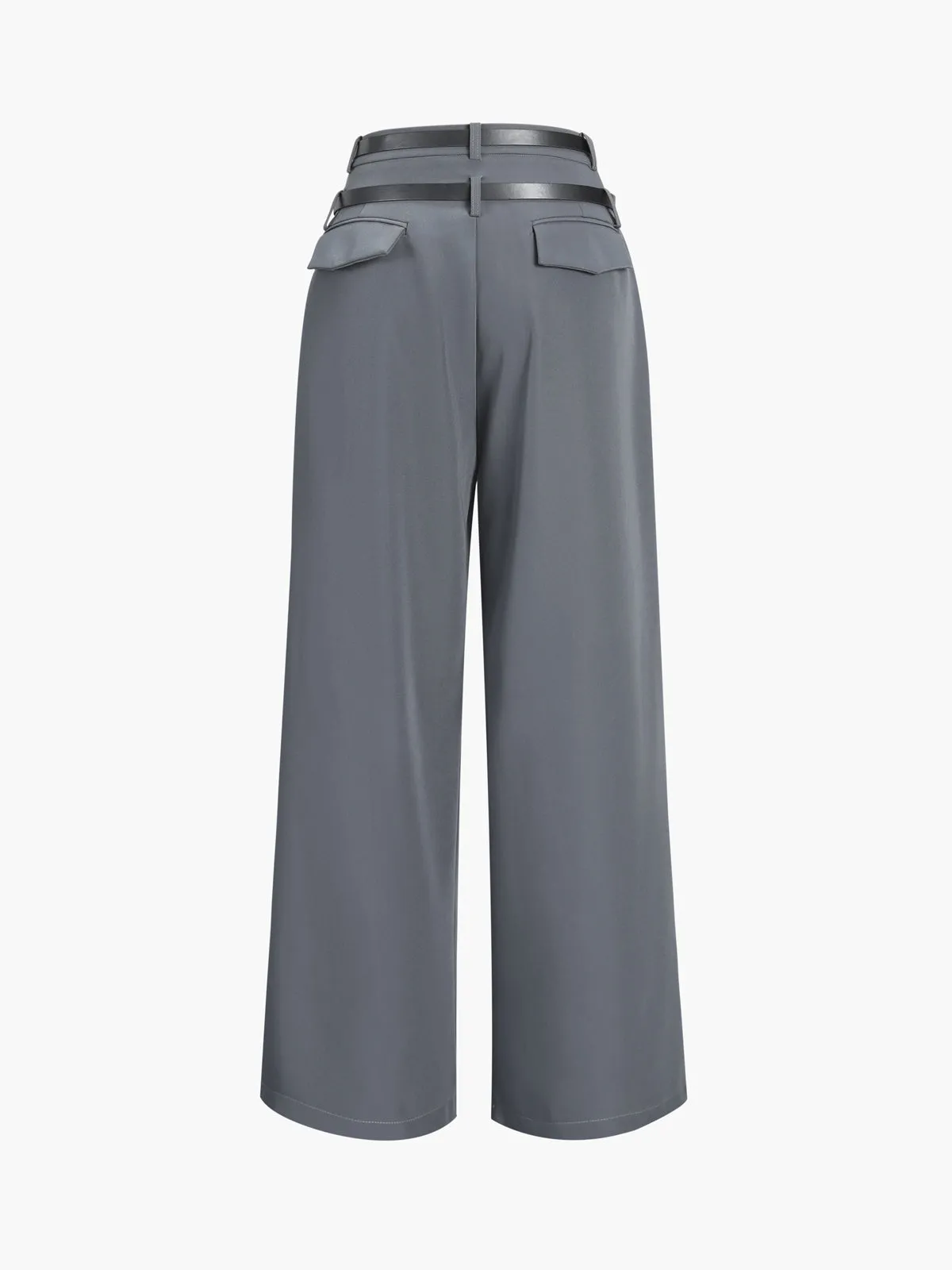 Belted Leisure Suit Pants sold by COMMENSE product image thumbnail 2