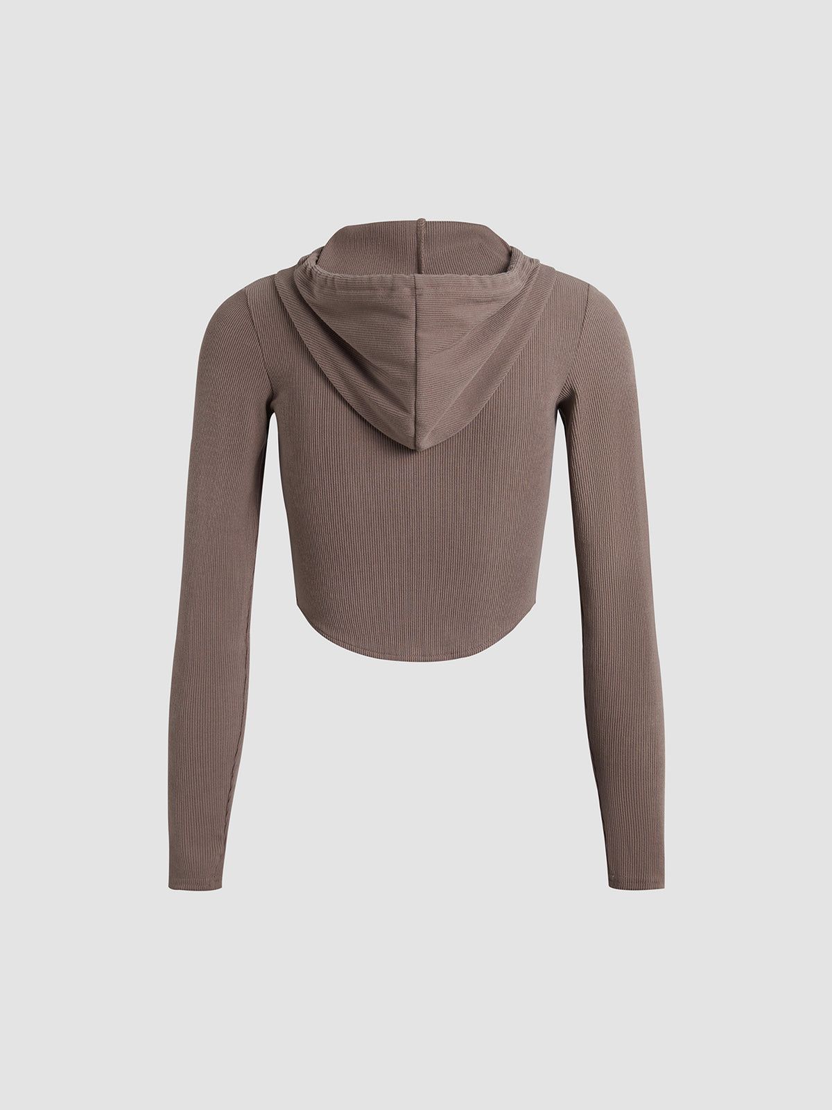 Zip Up Corset Hoodie sold by COMMENSE product image thumbnail 3