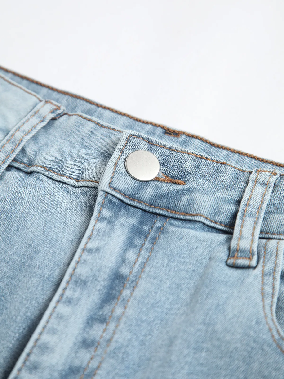 Split Straight Leg Pants sold by COMMENSE product image thumbnail 3