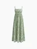 Floral Print Cami Long Dress sold by COMMENSE
