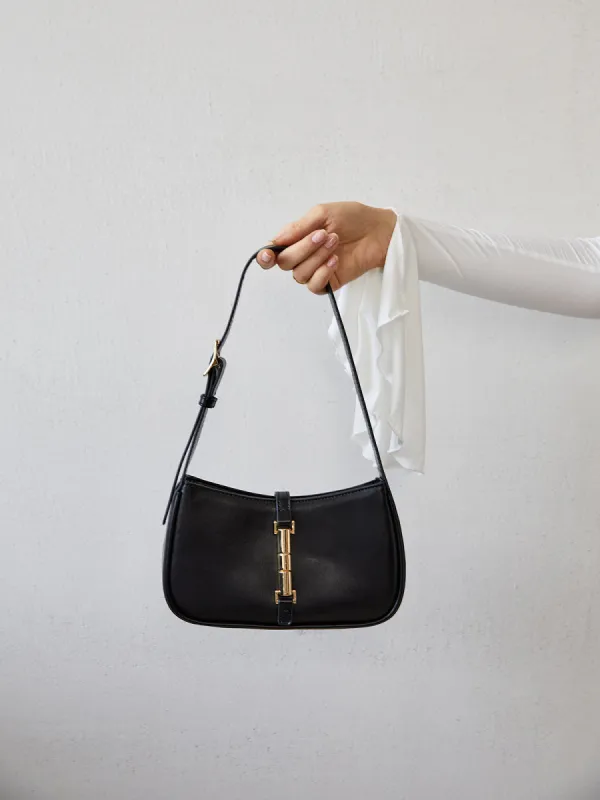 Golden Wist Lock Shoulder Bag sold by COMMENSE