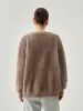 Button-down Fuzzy Cardigan sold by COMMENSE