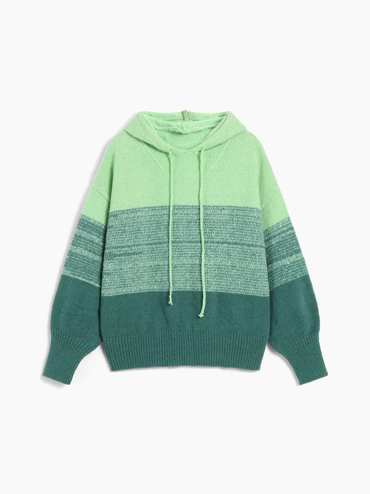 Ombre Greeness Hoodie Sweater sold by COMMENSE