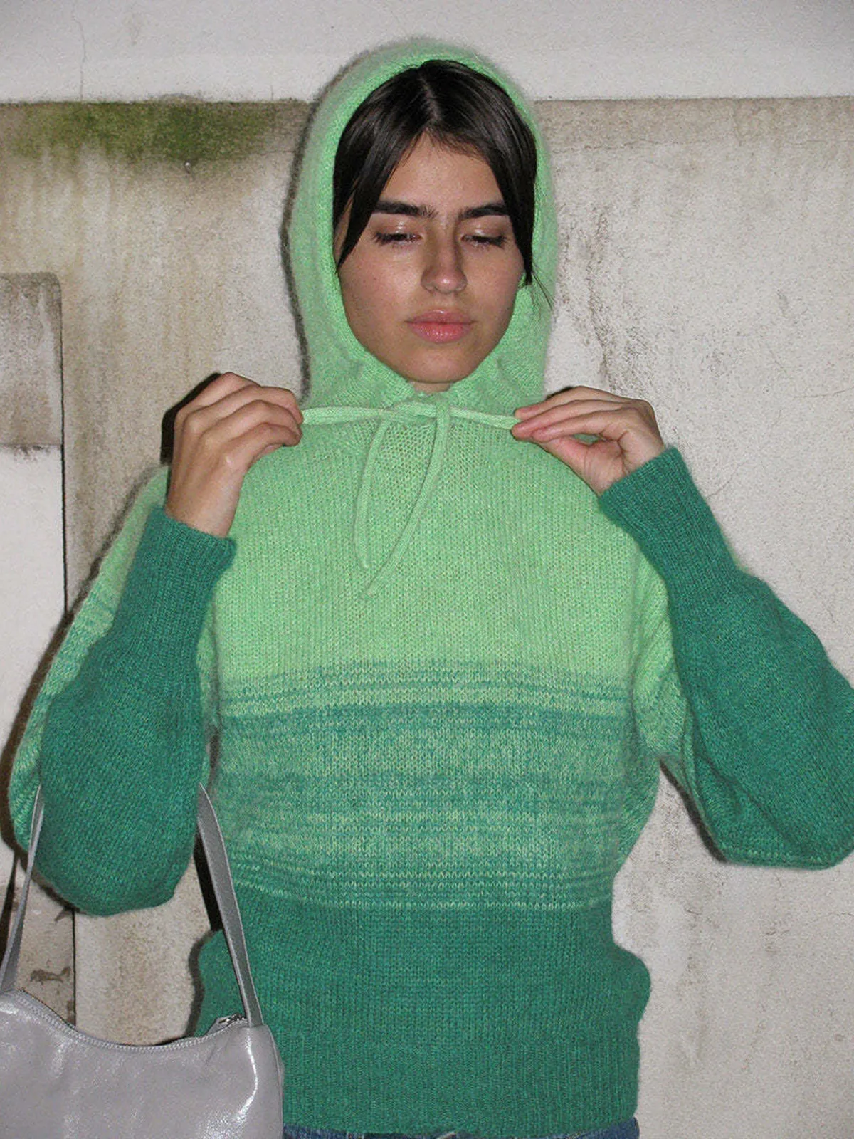 Ombre Greeness Hoodie Sweater sold by COMMENSE product image thumbnail 2