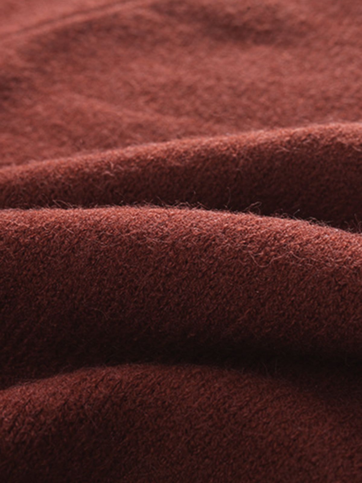 Burgundy Soft Sweater sold by COMMENSE product image thumbnail 4