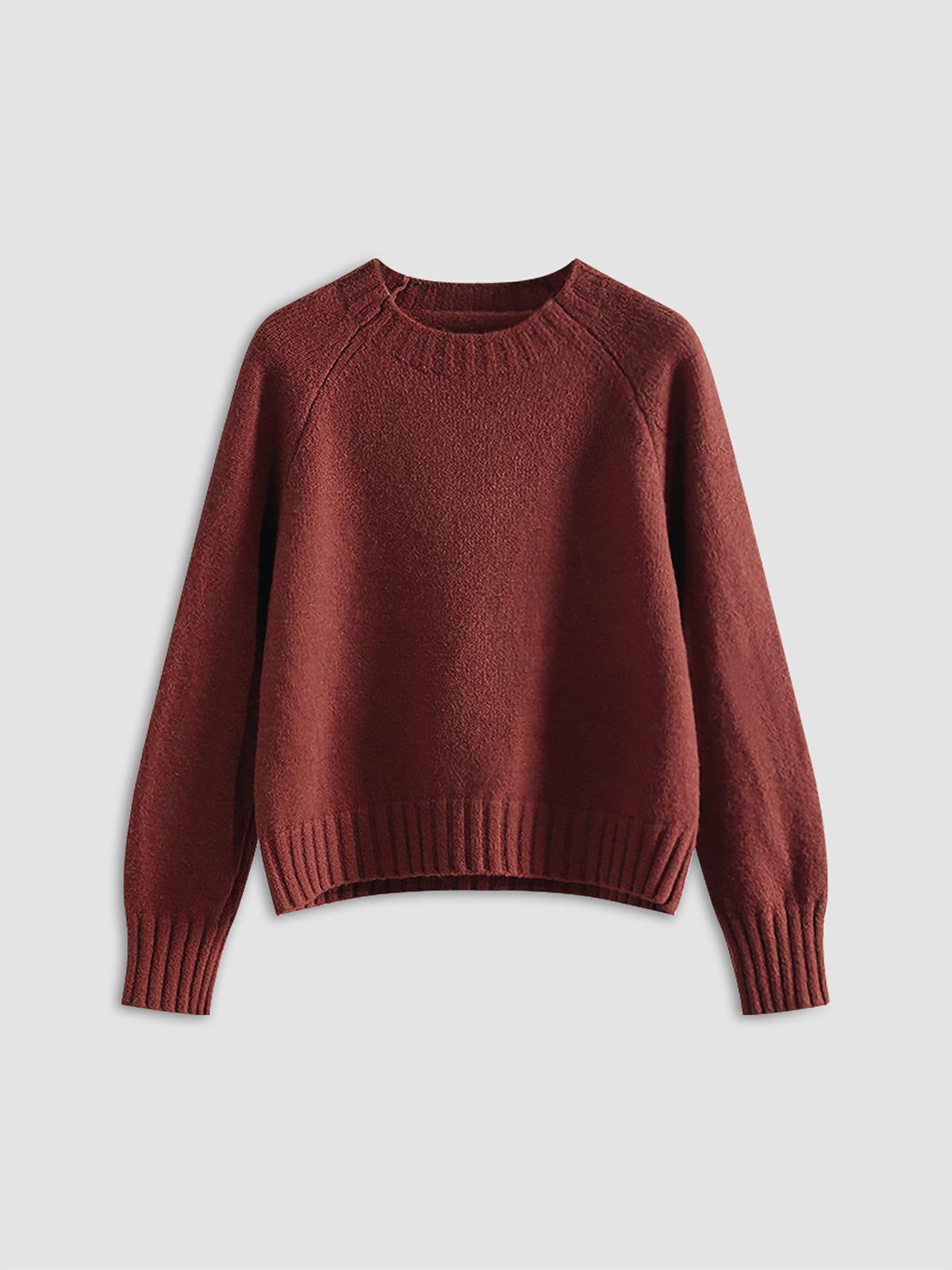 Burgundy Soft Sweater sold by COMMENSE