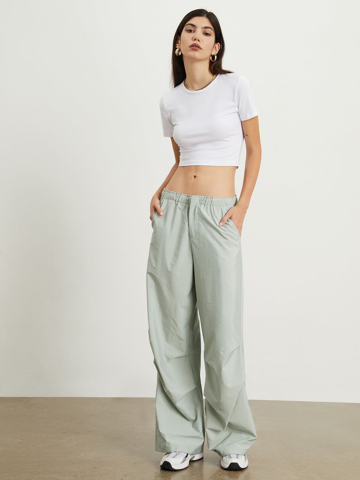 City Wanderer Cargo Parachute Pants sold by COMMENSE product image thumbnail 5