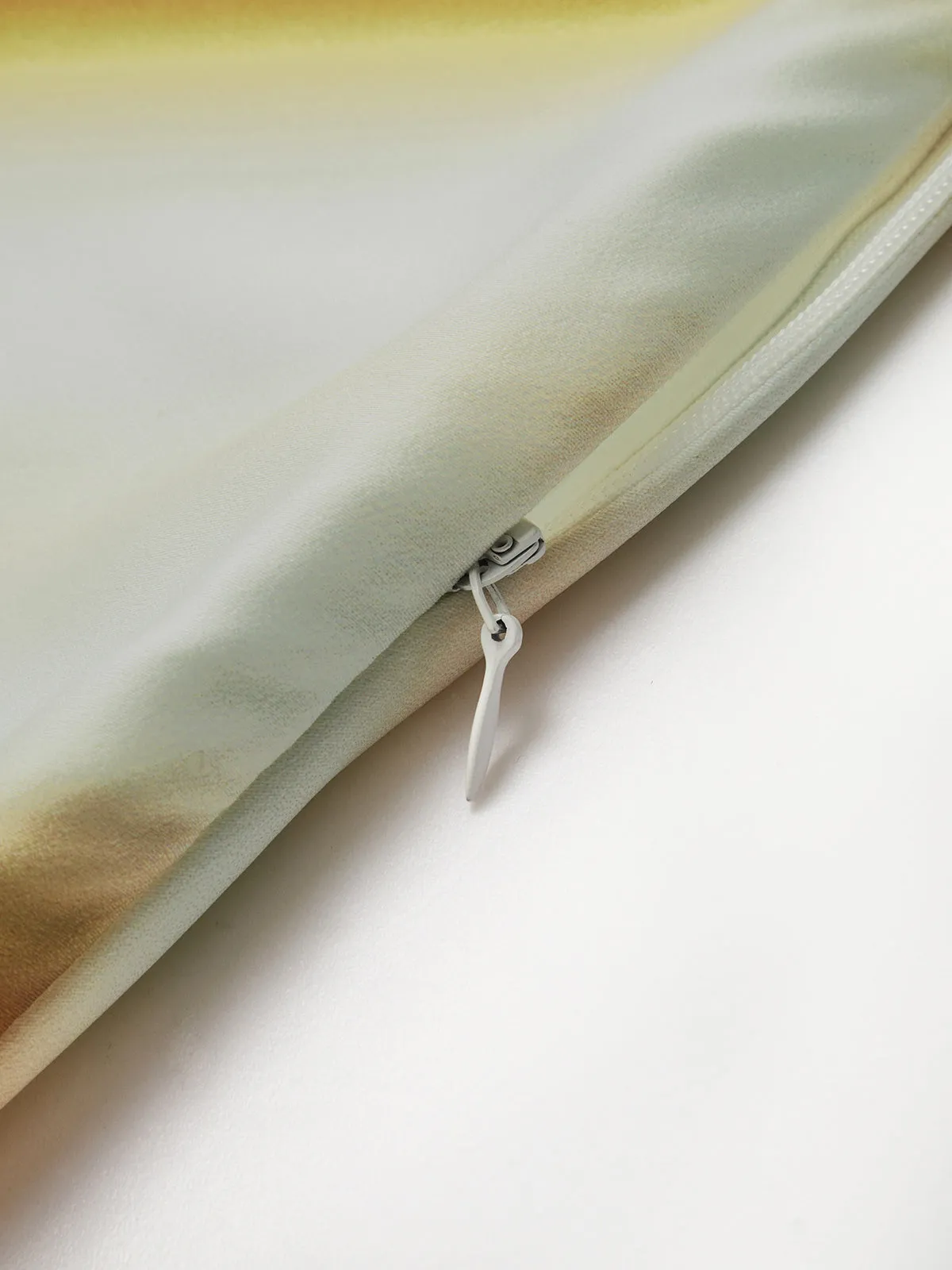 Printed Backless V-Neck Satin Long Dress sold by COMMENSE product image thumbnail 3