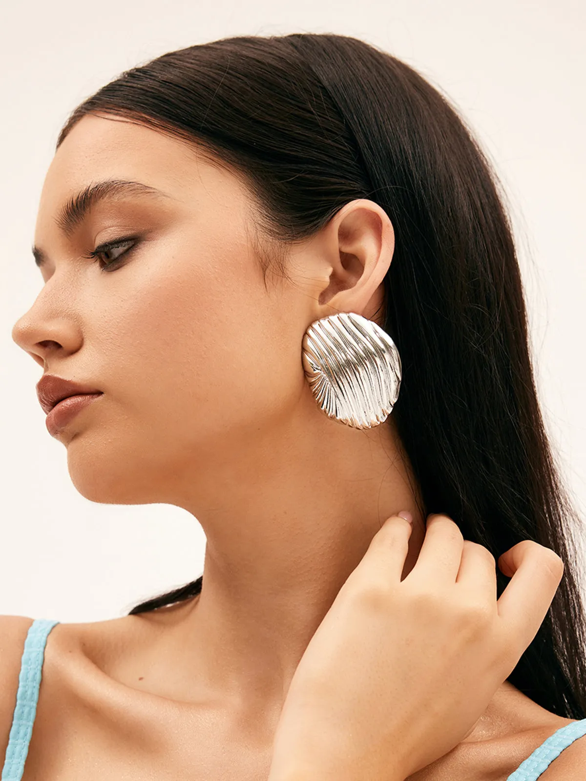 Ocean Styling Pleated Shell Earnings sold by COMMENSE