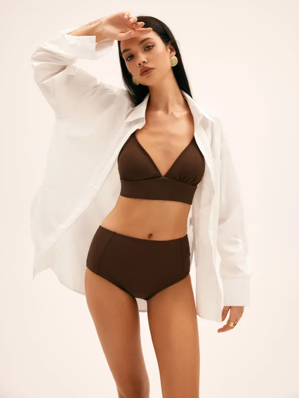 Palm Beloved High Waist Bikini Set sold by COMMENSE