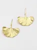 Ginkgo Leaf Earrings sold by COMMENSE
