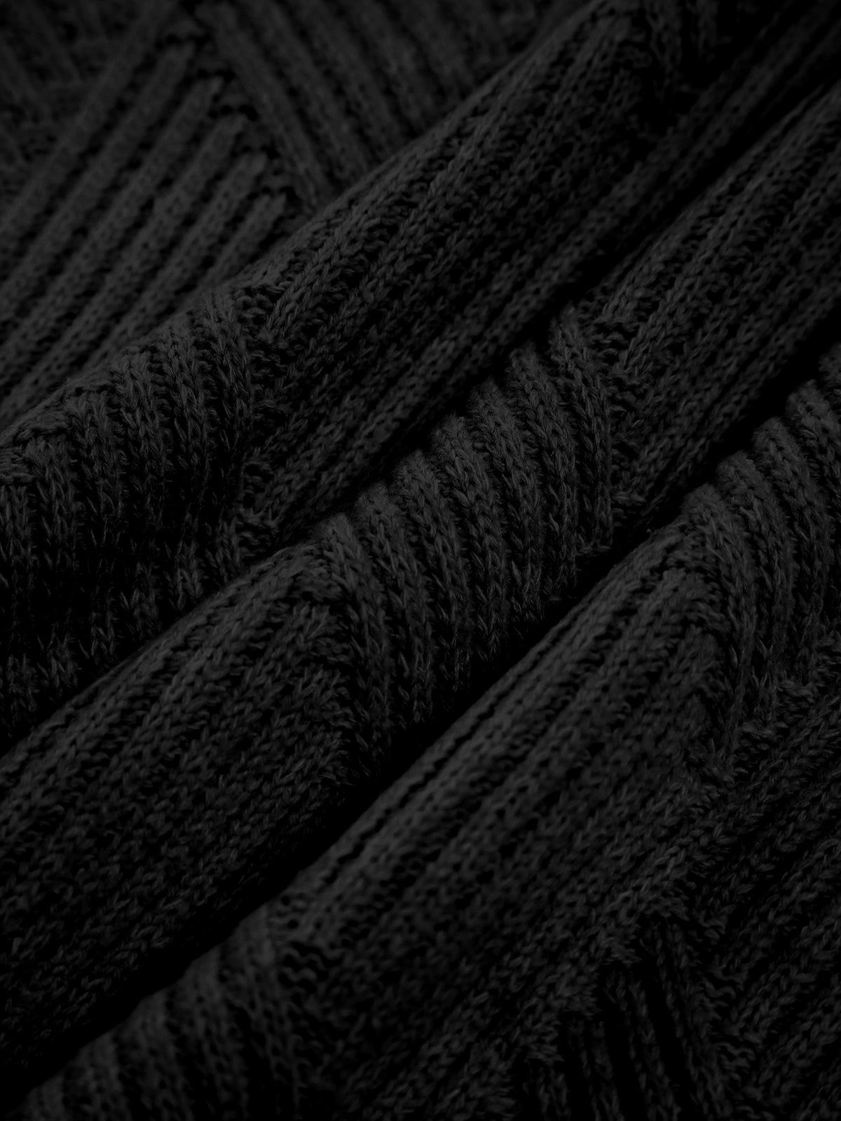 Criss Cross Knit Turtleneck Sweater sold by COMMENSE product image thumbnail 4