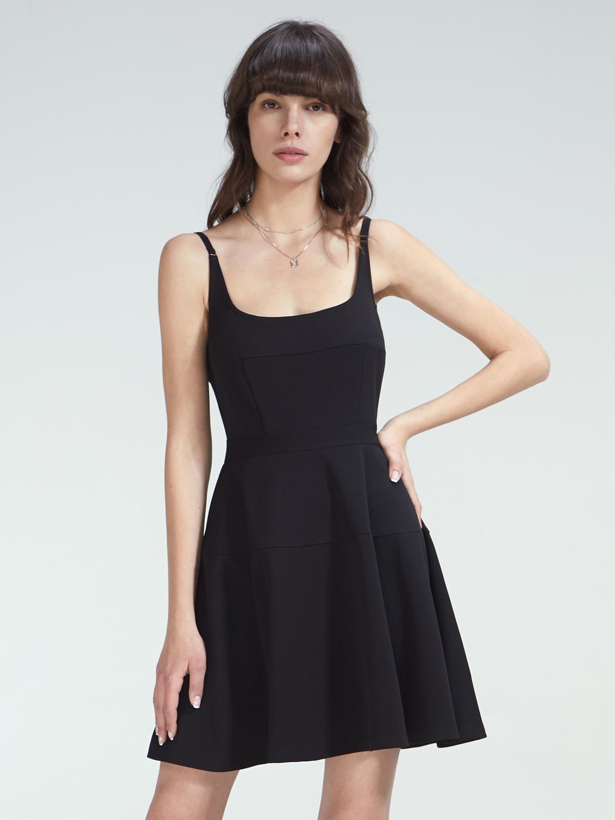 Scoop Neck Sleeveless Classic A Line Dress sold by COMMENSE
