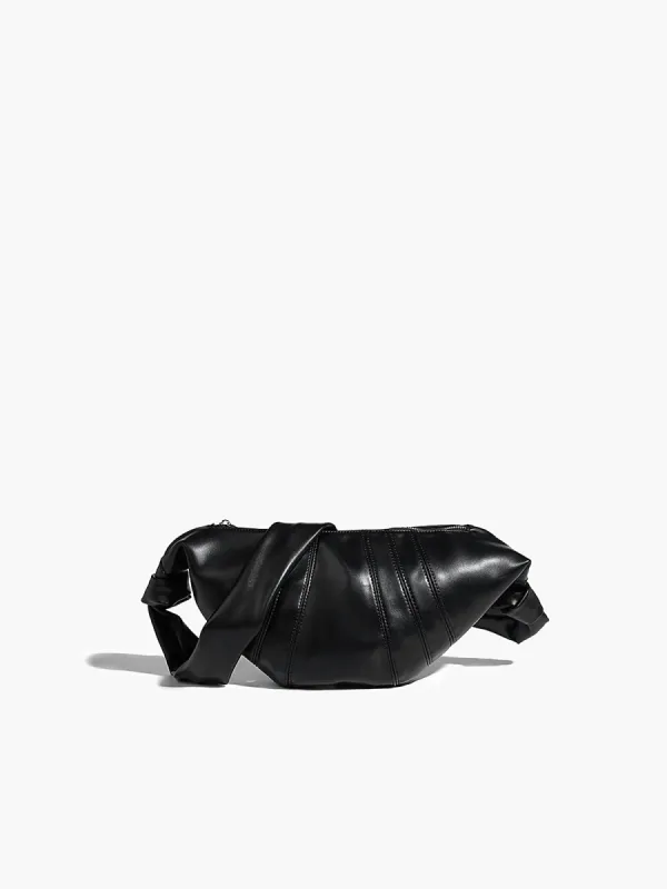 Textured Croissant Crossbody Bag sold by COMMENSE