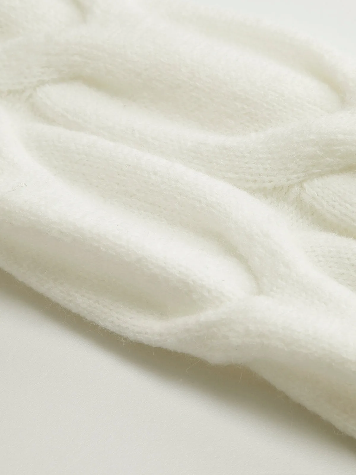 Plain Lace Up Shrug Knit Outwear sold by COMMENSE product image thumbnail 3