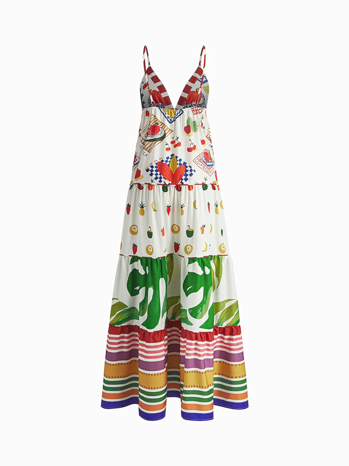 Print Sleeveless Long Dress sold by COMMENSE product image thumbnail 3
