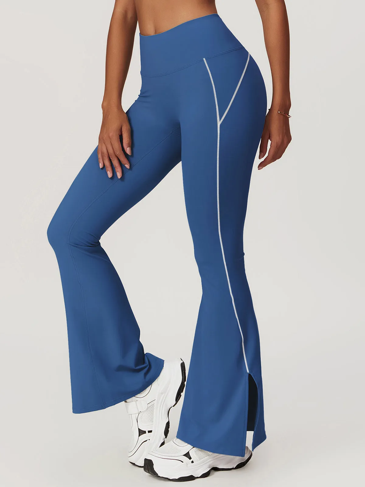 High Waist Hip-Lifting Flare Leggings sold by COMMENSE
