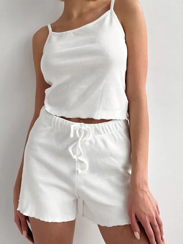 Palm Beach Two Piece Shorts Set made by COMMENSE