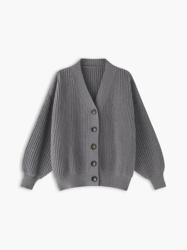 Full Of Charm Rib Cardigan sold by COMMENSE