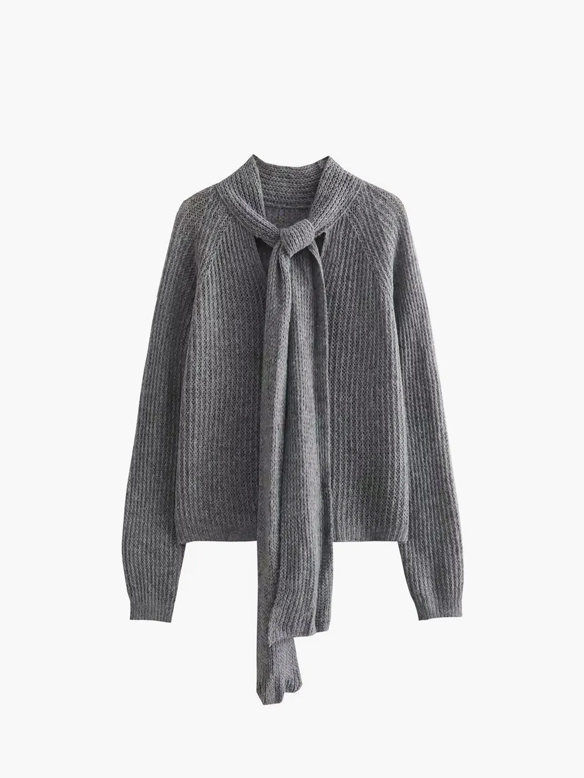 Knit Tie-Front Sweater sold by COMMENSE product image thumbnail 3