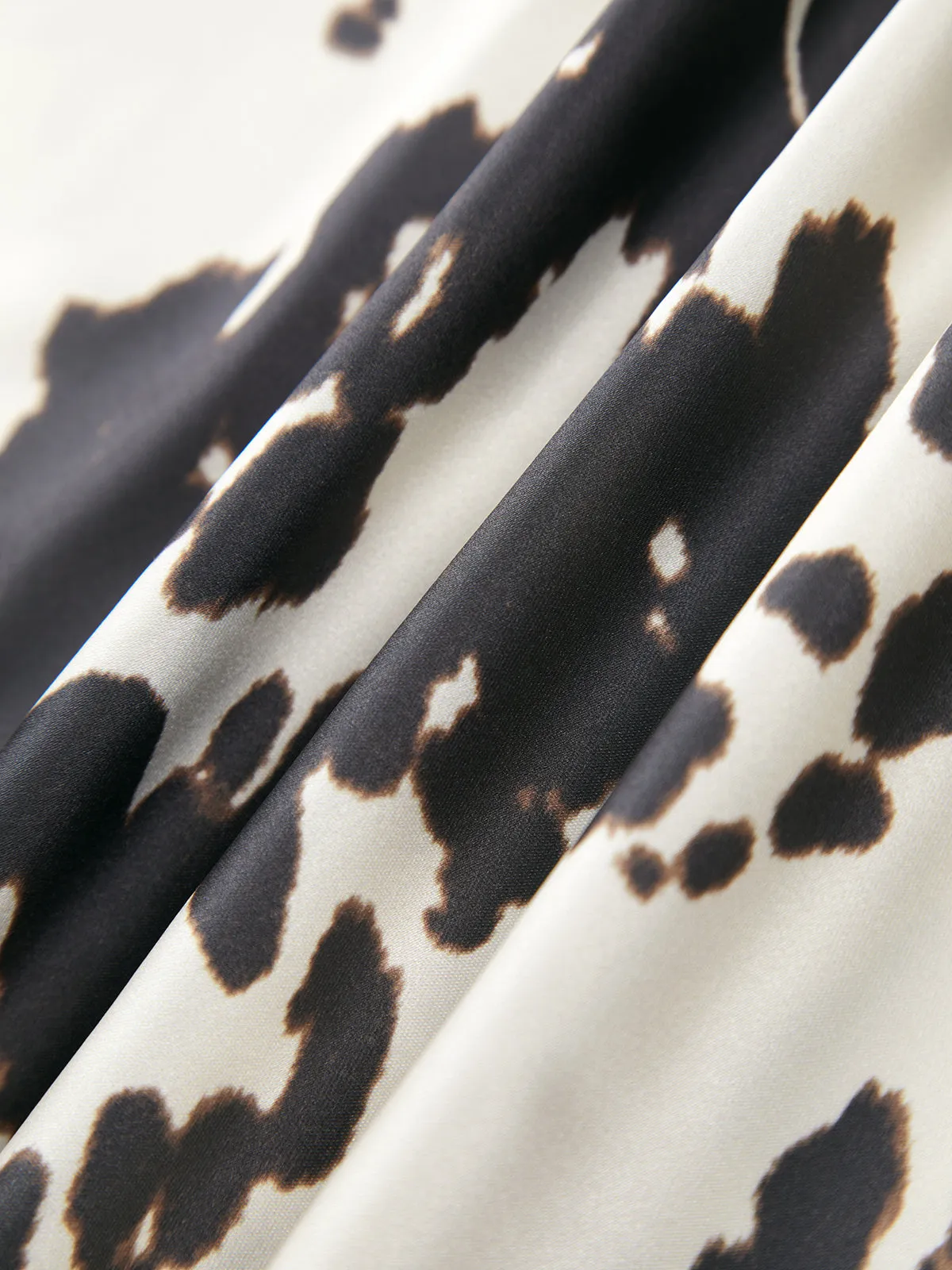 Satin Tie Dye Midi Dress sold by COMMENSE product image thumbnail 3