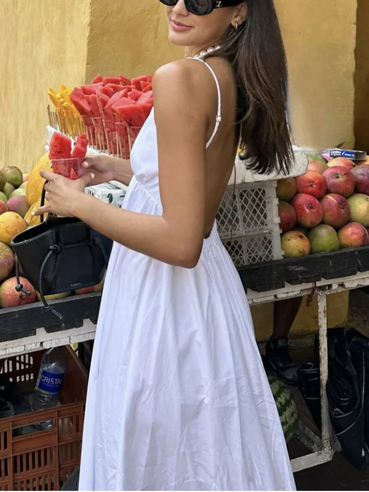 Coastal Cowgirl Open Back Long Dress sold by COMMENSE product image thumbnail 3