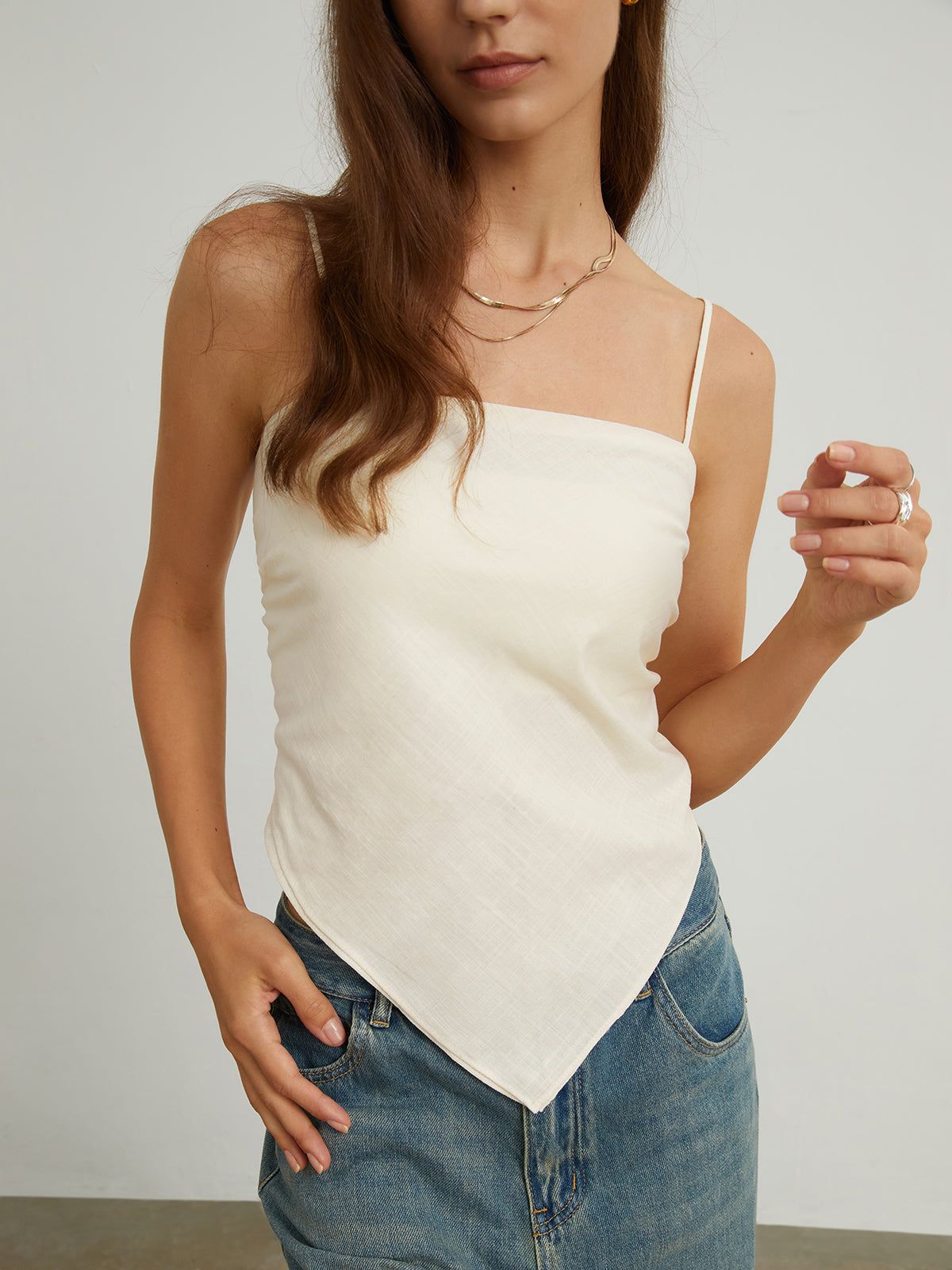 Tied Handkerchief Cami Top sold by COMMENSE product image thumbnail 2