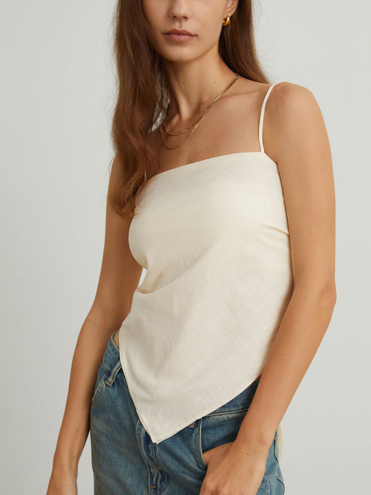 Tied Handkerchief Cami Top sold by COMMENSE product image thumbnail 3