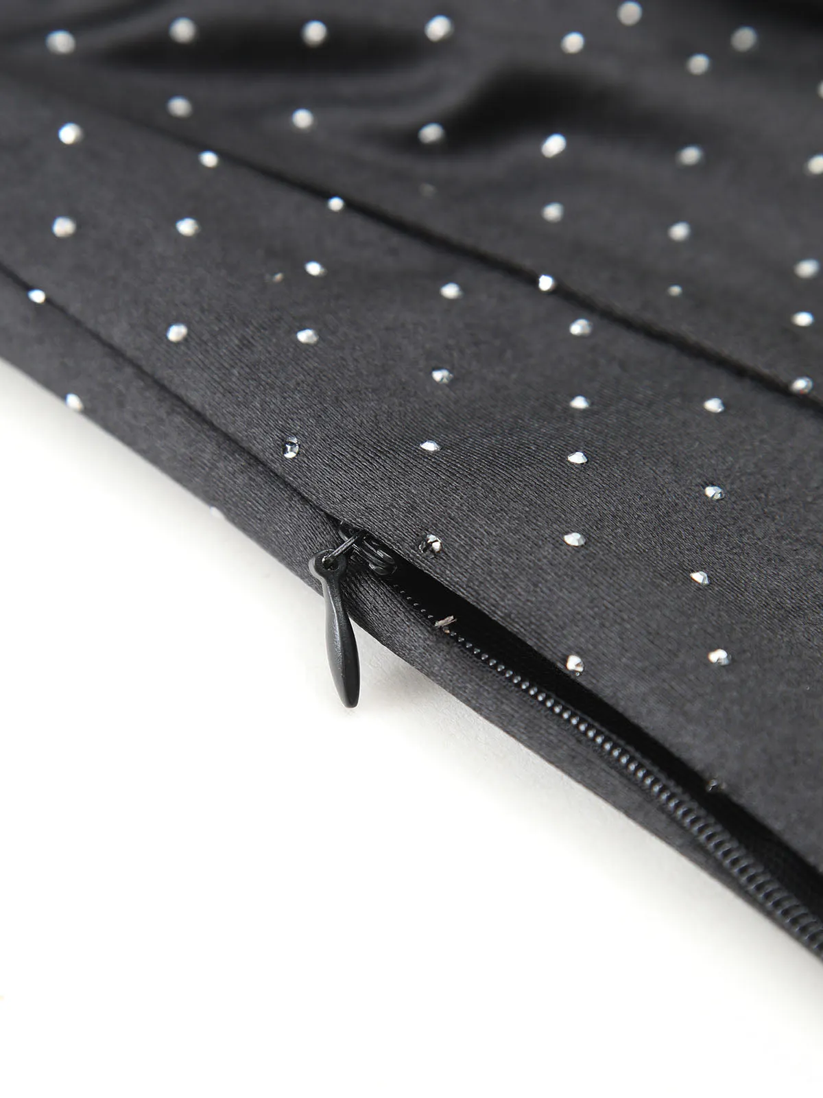 Polka Dot Lace Trim Bow Decor Cami Top sold by COMMENSE product image thumbnail 3