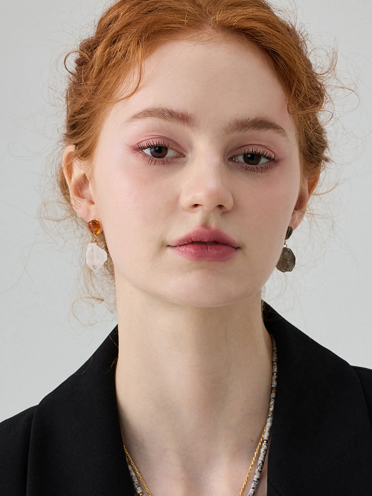 Irregular Natural Stone Earrings sold by COMMENSE product image thumbnail 2