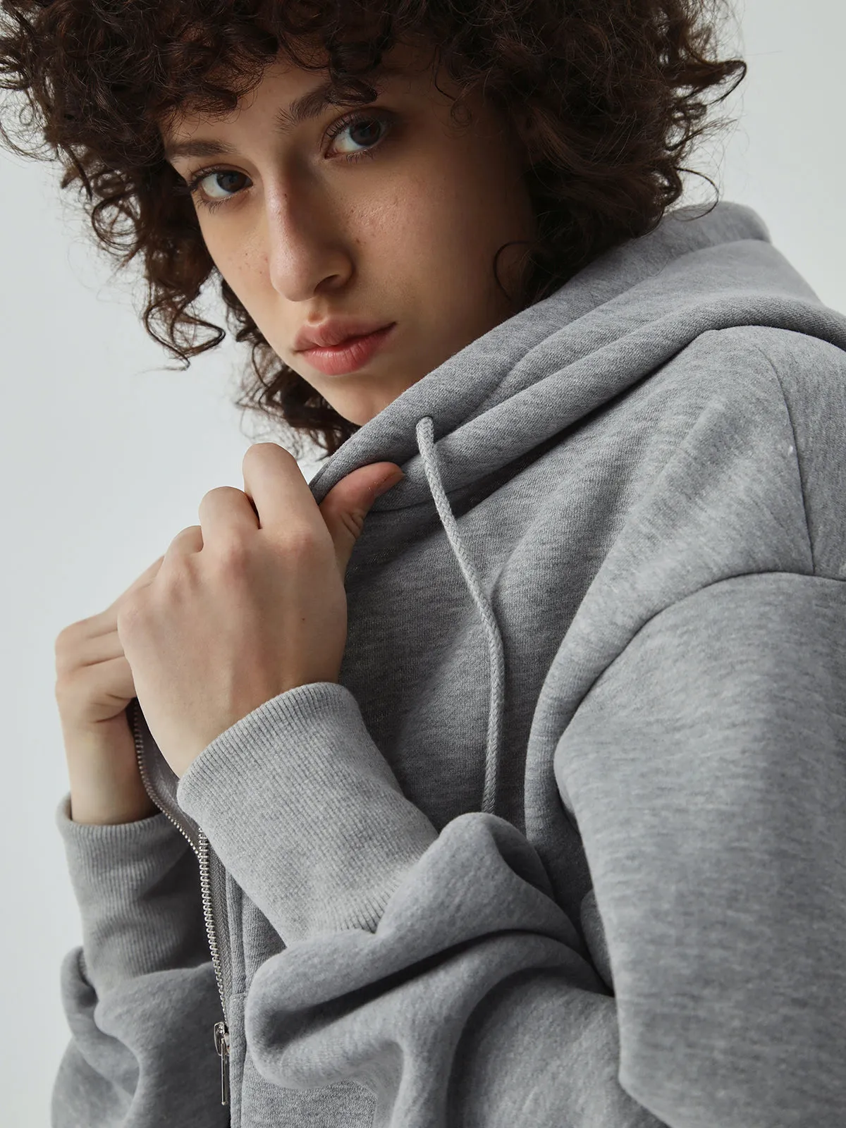 Athleisure Crop Hoodie sold by COMMENSE product image thumbnail 3