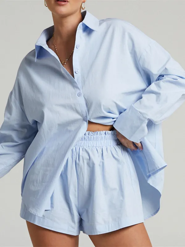 Cotton Melody Two Piece Shorts Set sold by COMMENSE