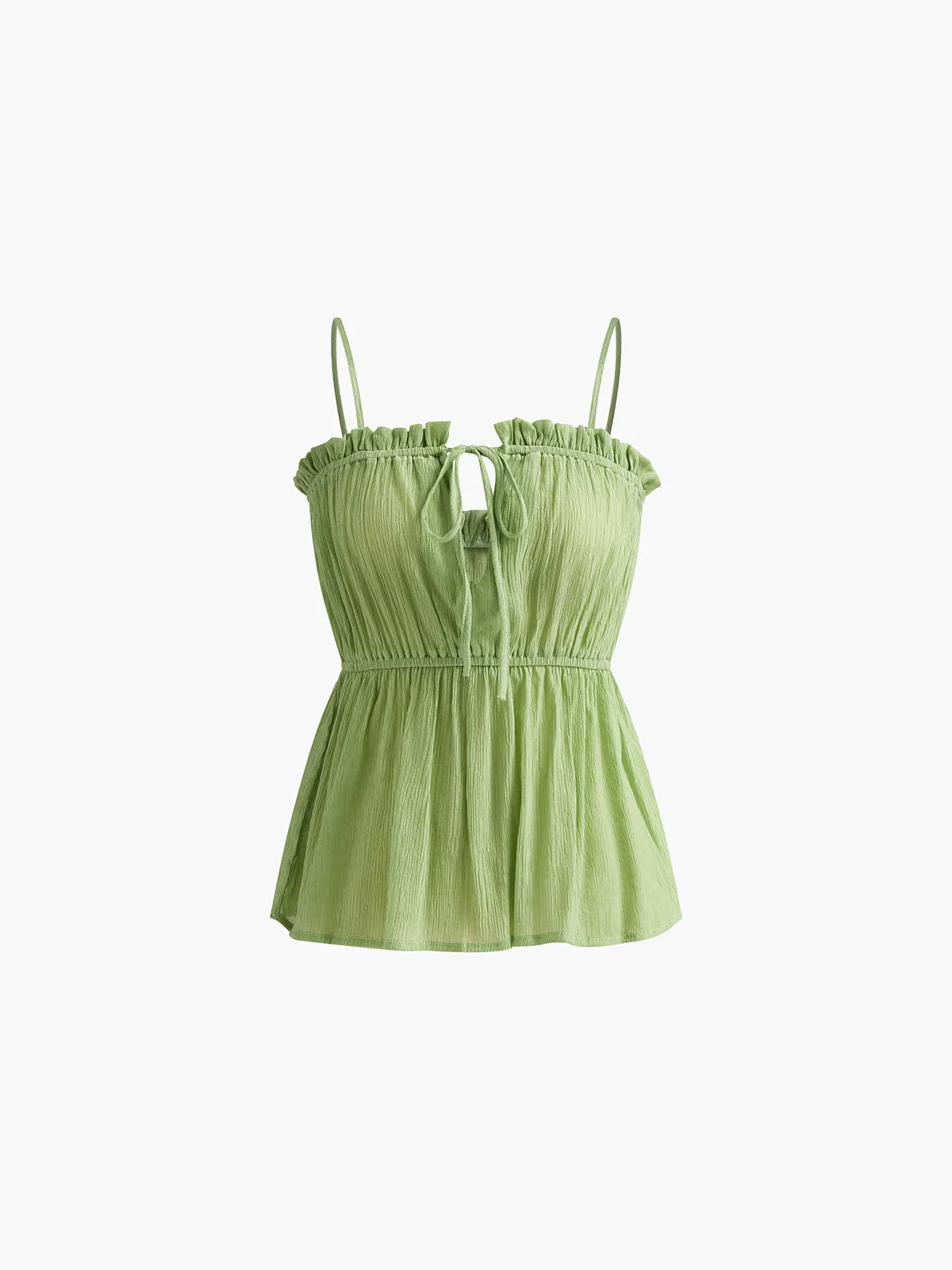 Pleated Cami Top With Long Pants Set sold by COMMENSE product image thumbnail 4