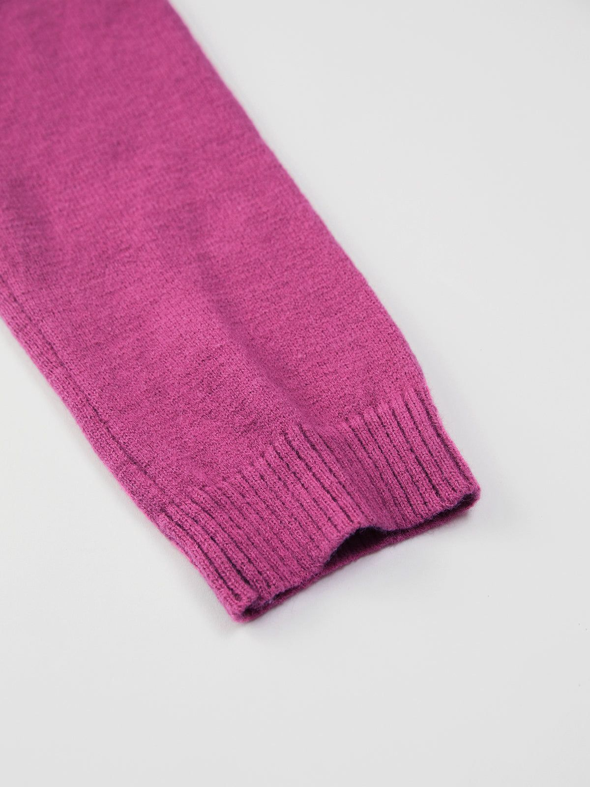 Pink Turtleneck Sweater sold by COMMENSE product image thumbnail 4