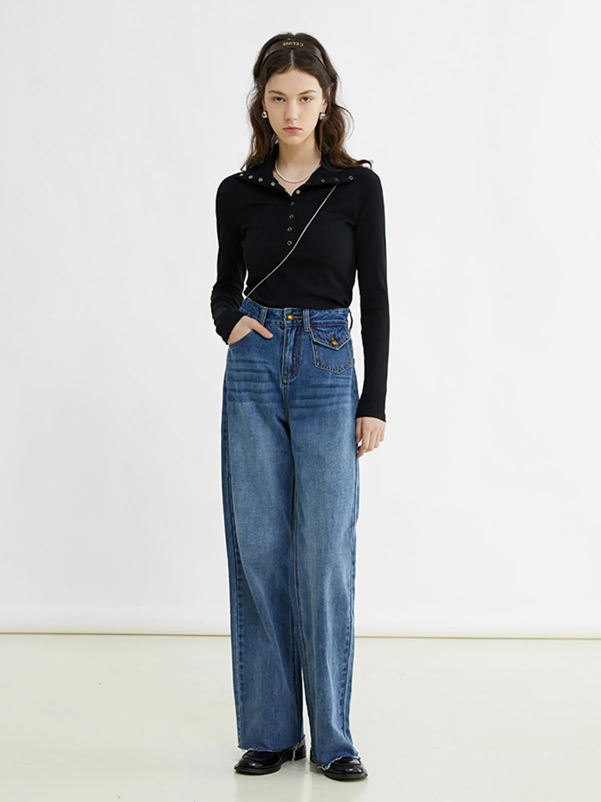 Button Up Collared Shirt sold by COMMENSE product image thumbnail 4